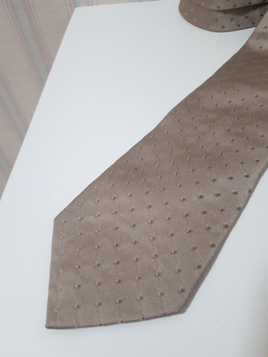 Краватка Emporio Armani галстук шовк шолк шовковий шолковый перламутр
