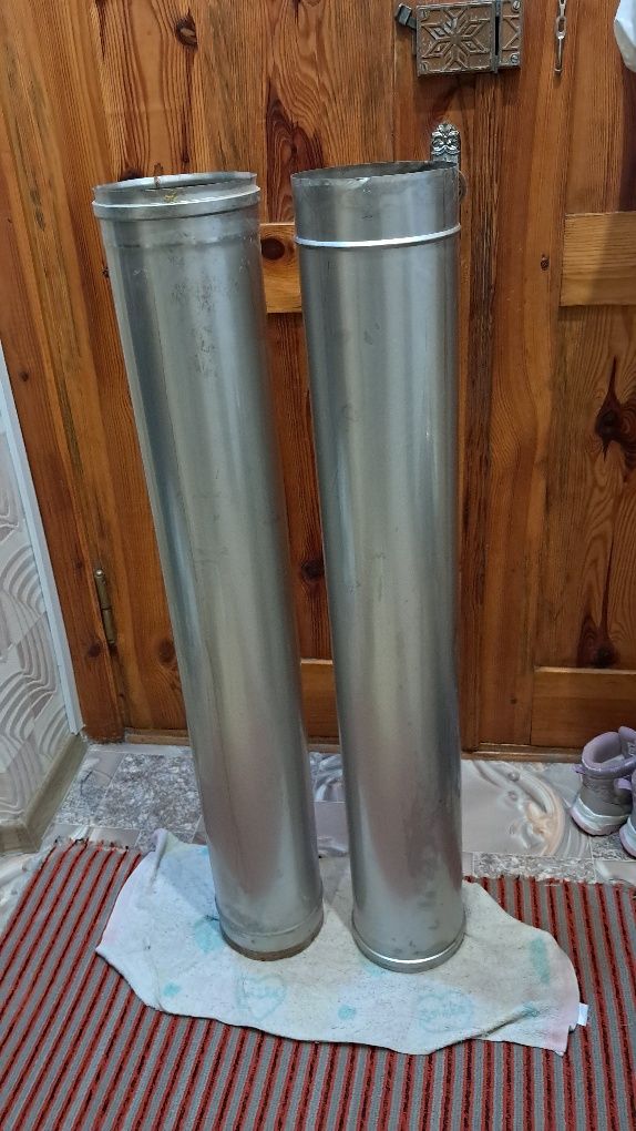 Трубы вентиляционные нержавеющие  Ф150мм/ 0,5 мм