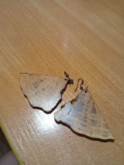 Серьги ручной работы из натур. материаловЛистай фото