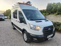 Ford Transit 4x4 AWD MK8 Lift L2H3 2.0Tdci 170PS 23.04.2021r Klima  Pdc Przod Tyl   Led Tempomat Skorzana Kierownica Furgon Blaszak  4x4 AWD Warsztat 230V Wciągarka Webasto Hak Kamper Drabina 2 Klucze