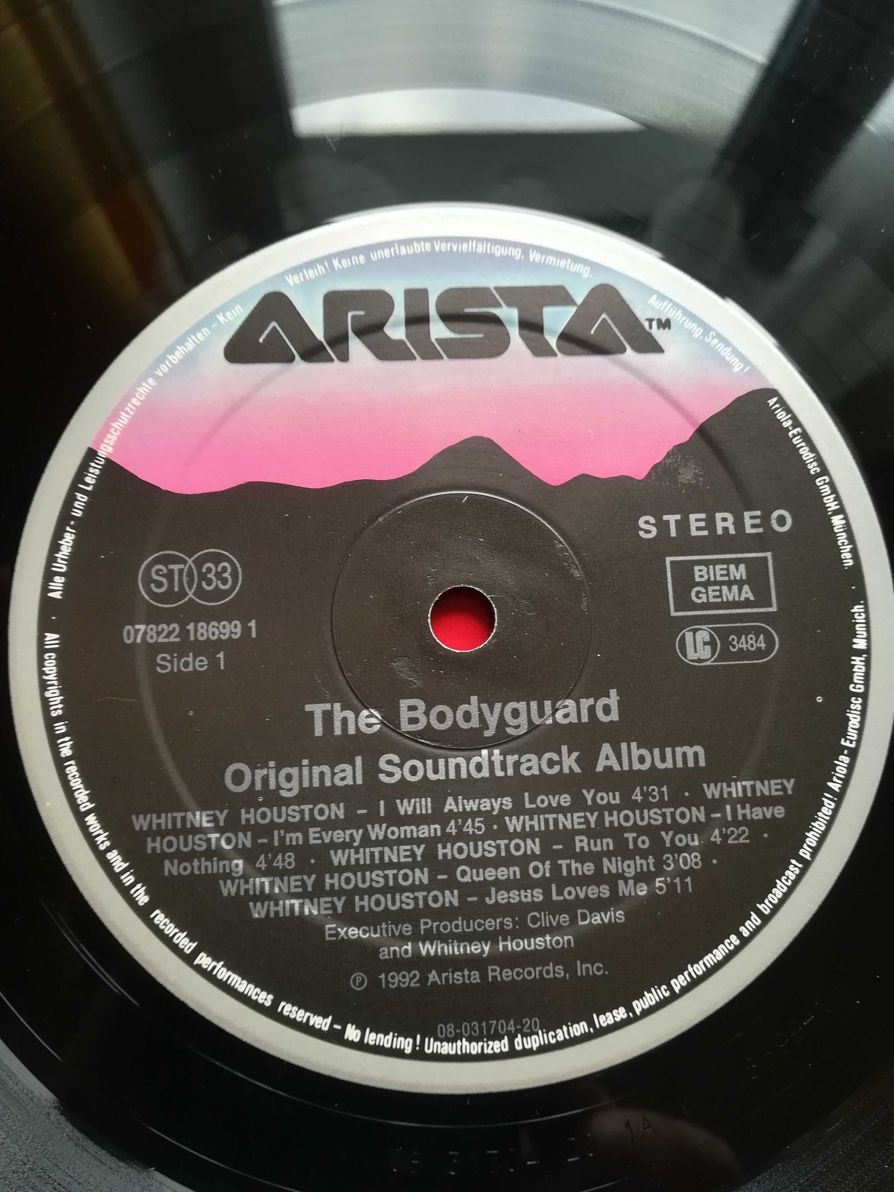 The Bodyguard Winyl pierwsze wydanie EUR 1982 r EX-