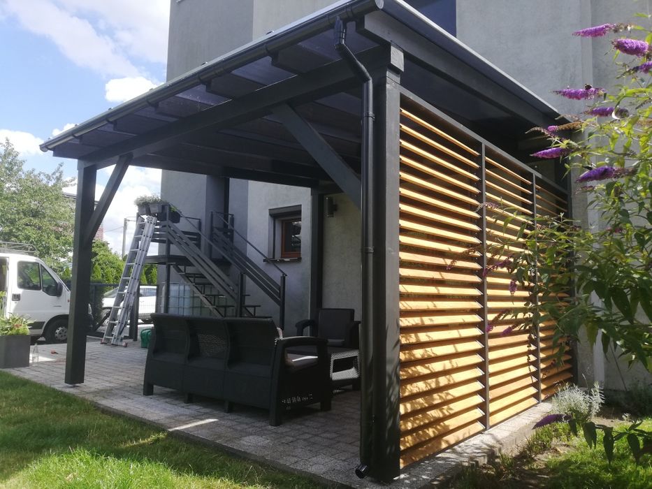 Zadaszenie, altana, taras, wiata, pergola, domek, żaluzje ogrodowe
