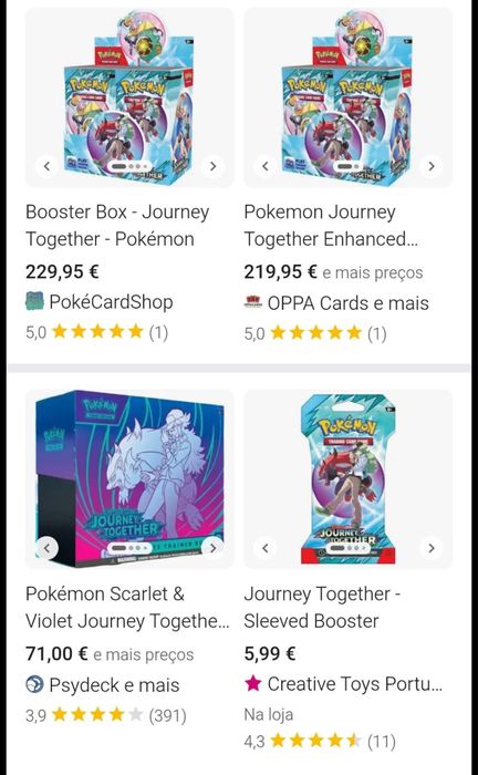 Pokemon Booster Box Journey Together