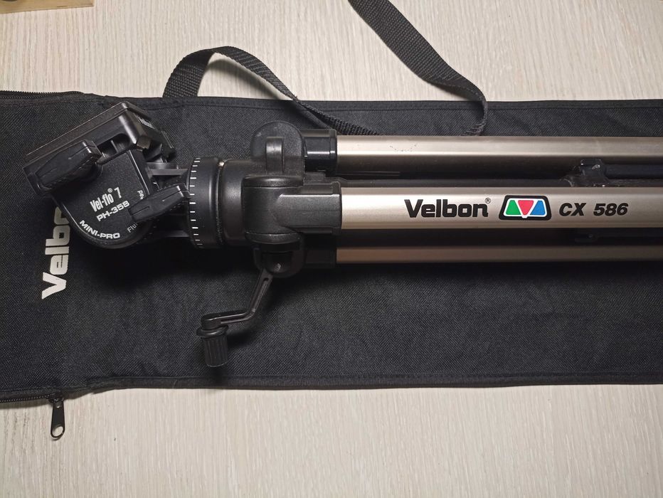 Штатив Velbon CX 586 з головкою Velbon Vel-flo 7 PH-358