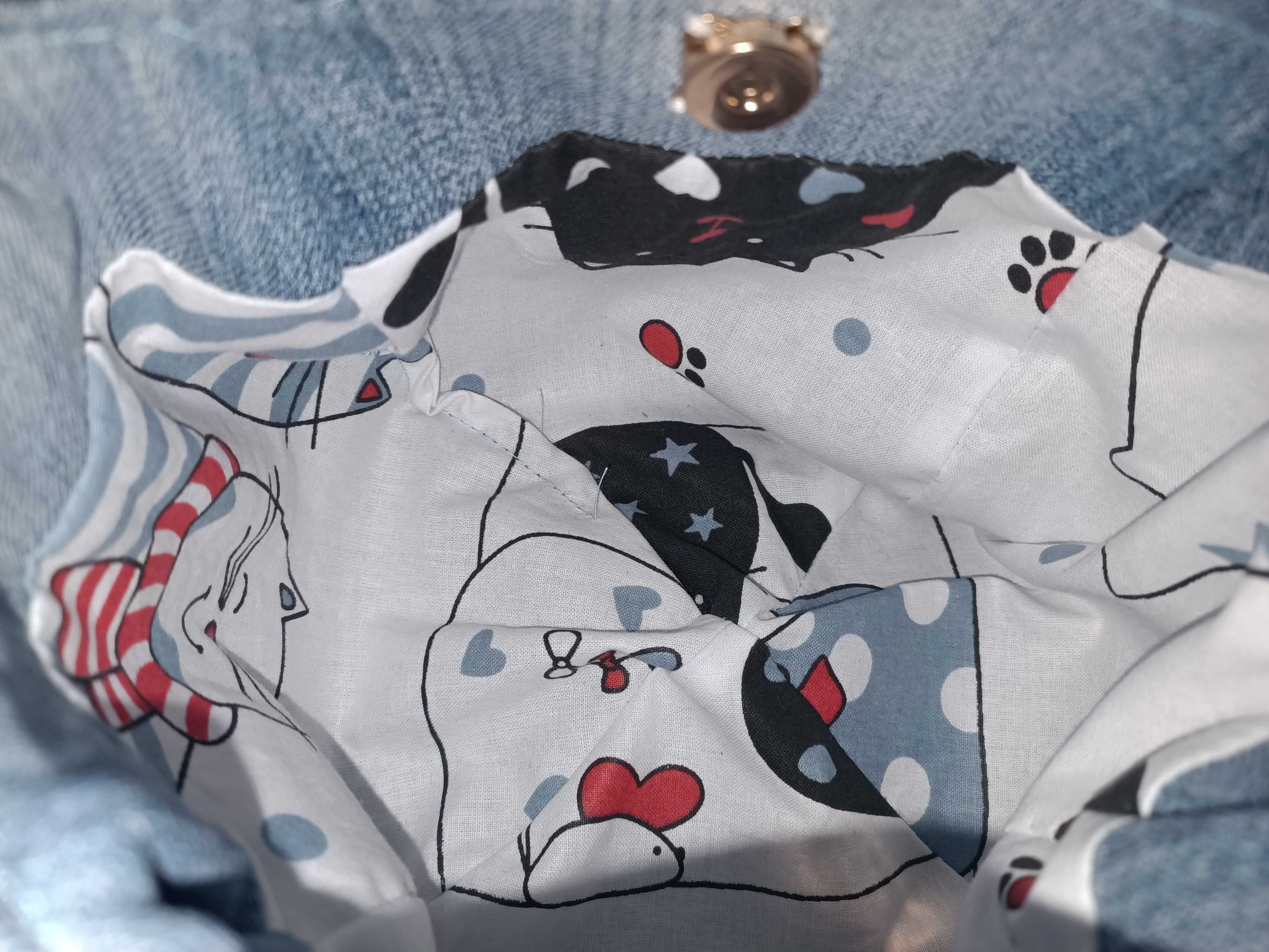 Torebka jeansowa handmade