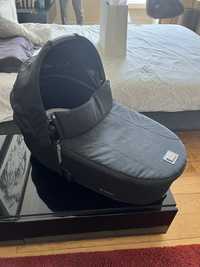 Alcofa Cybex Mios Lux Stardust Black Plus - Preto