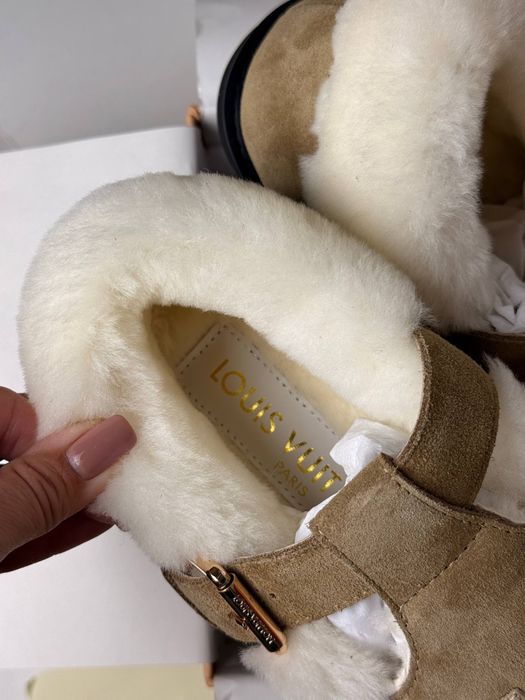 Сандали на меху Louis Vuitton