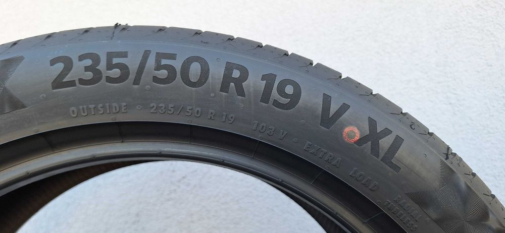 2x Opony Letnie 235/50R19 Continental Premium 23r Nowe Demo WYPRZEDAZ