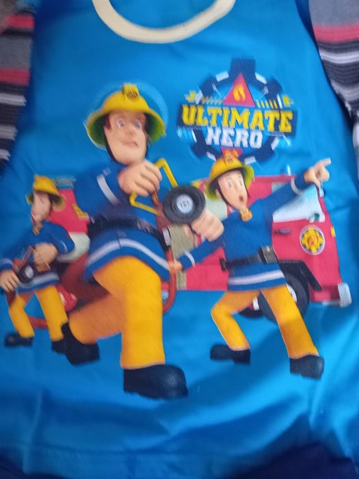 Piżama długi rękaw bawełna 100% traktor , koparka,strażak