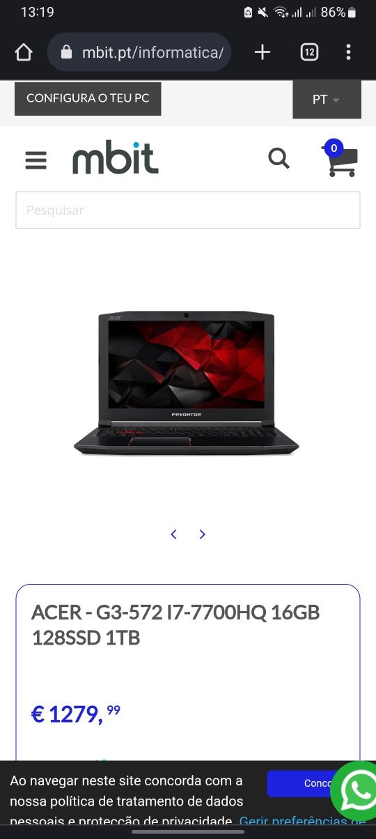 Acer Predator Helios 300