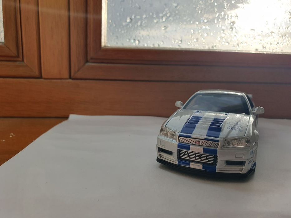 Модель автомобіля Nissan GTR R34 Skyline з фільма "Форсаж" маштаб 1:32