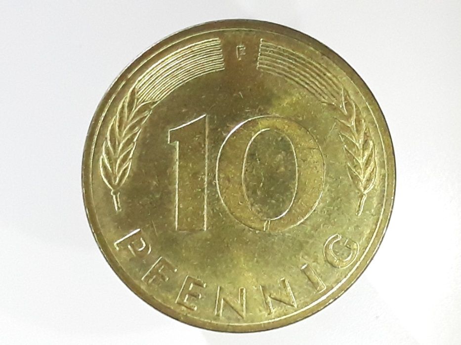 Stare monety. Moneta 10 pfennig / fenigów Niemcy roczniki 1950 do 1994