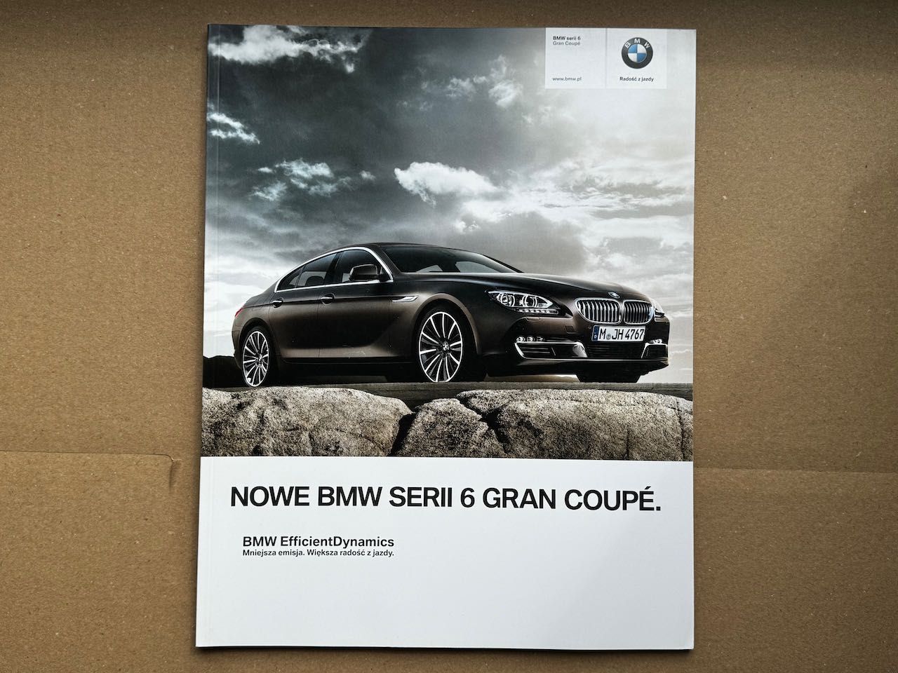 2012 / BMW Serii 6 Gran Coupé (F06) 6GC / PL / prospekt katalog