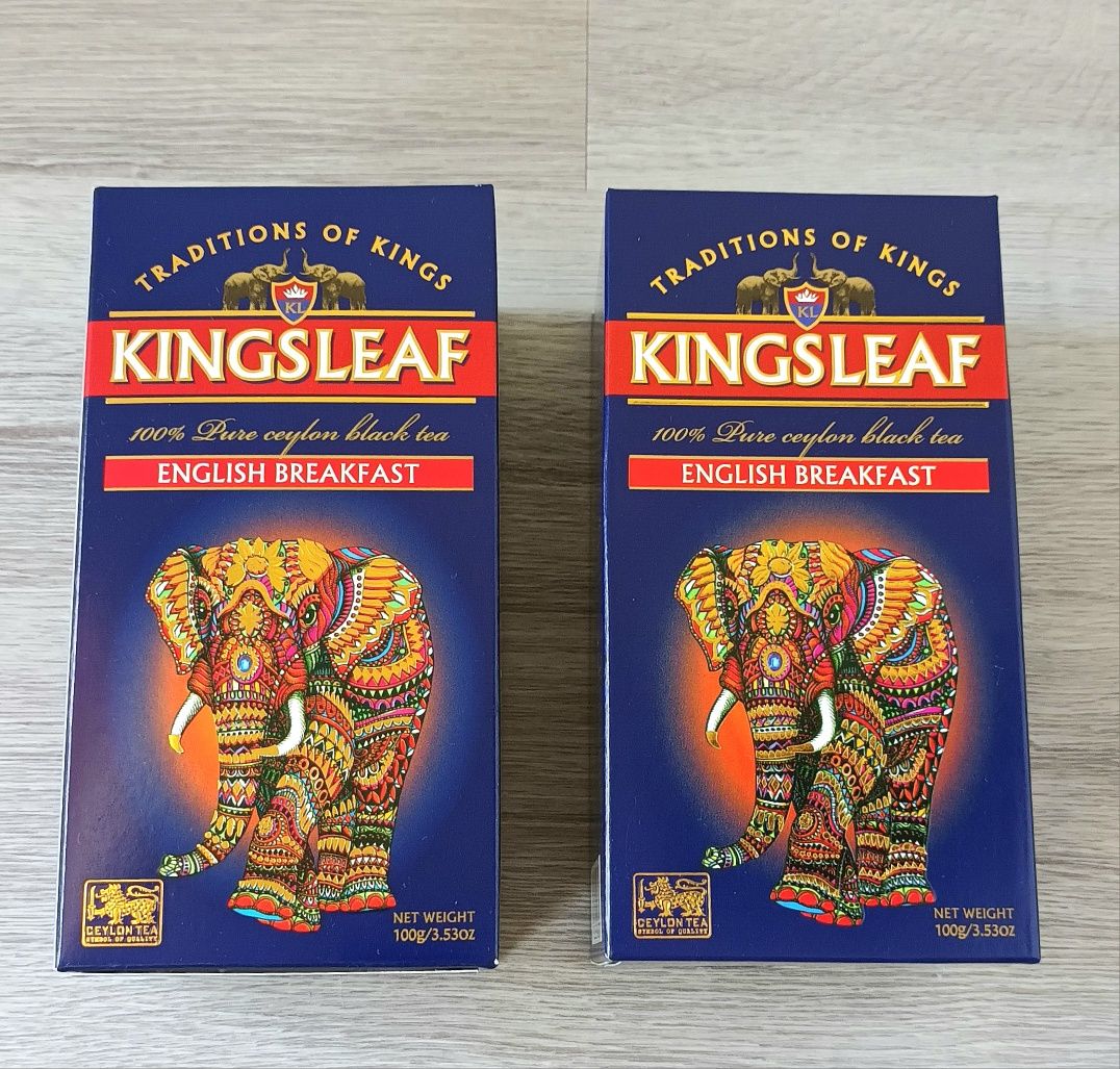 Kingsleaf 2x Zestaw Herbata Czarna Liściasta Drobna