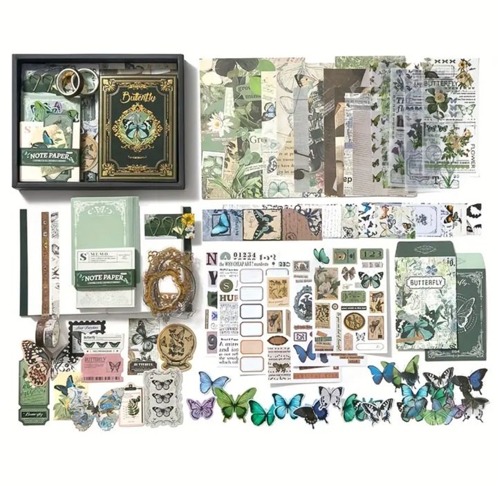 Набір для скрапбугінга блокнот з наклейками