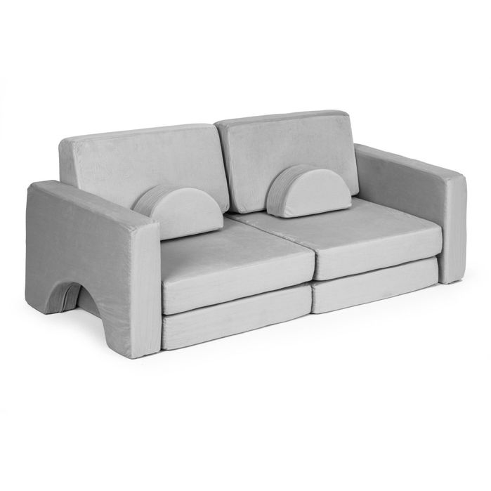 Sofa składana modułowa dla dzieci duża 2 osobowa DIY 8 miękkich poduch