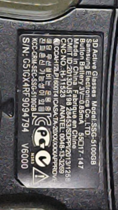 Активні 3D окуляри  SSG-5100GB до тв Samsung