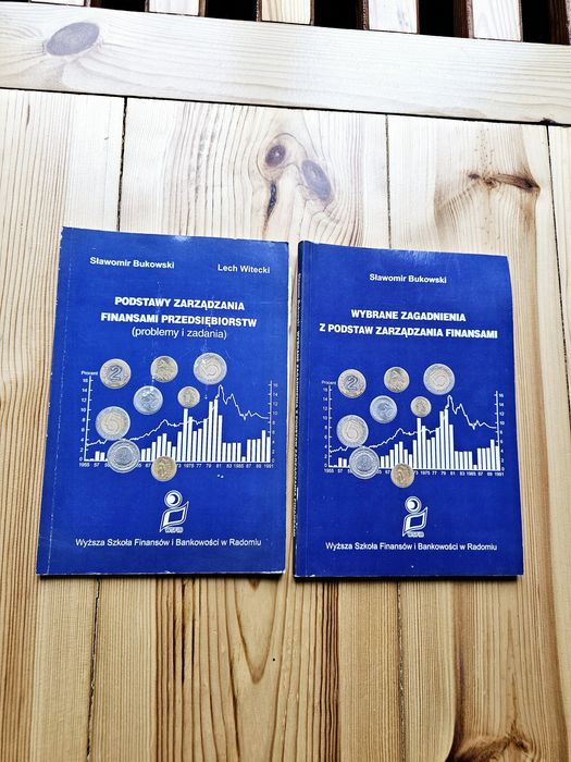 Książka Podstawy zarządzania finansami przedsiębiorstw 2 książki