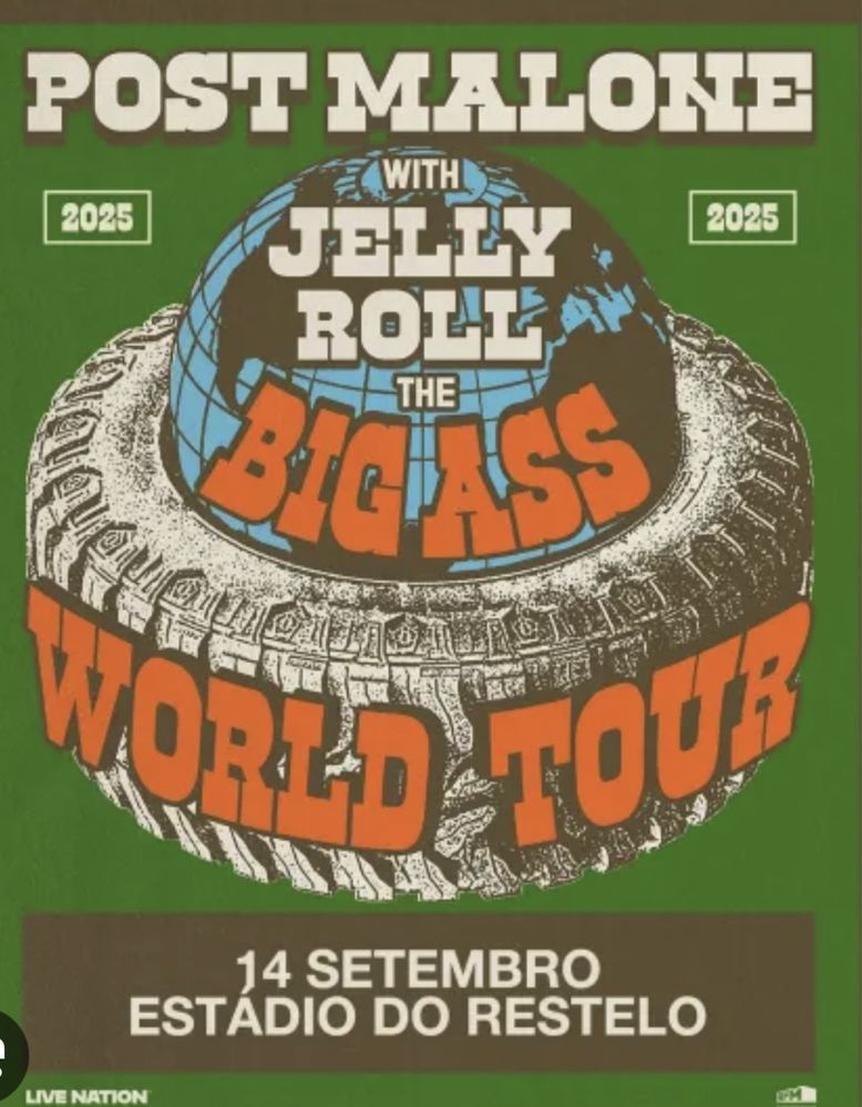 2 Bilhetes Post Malone - Lisboa