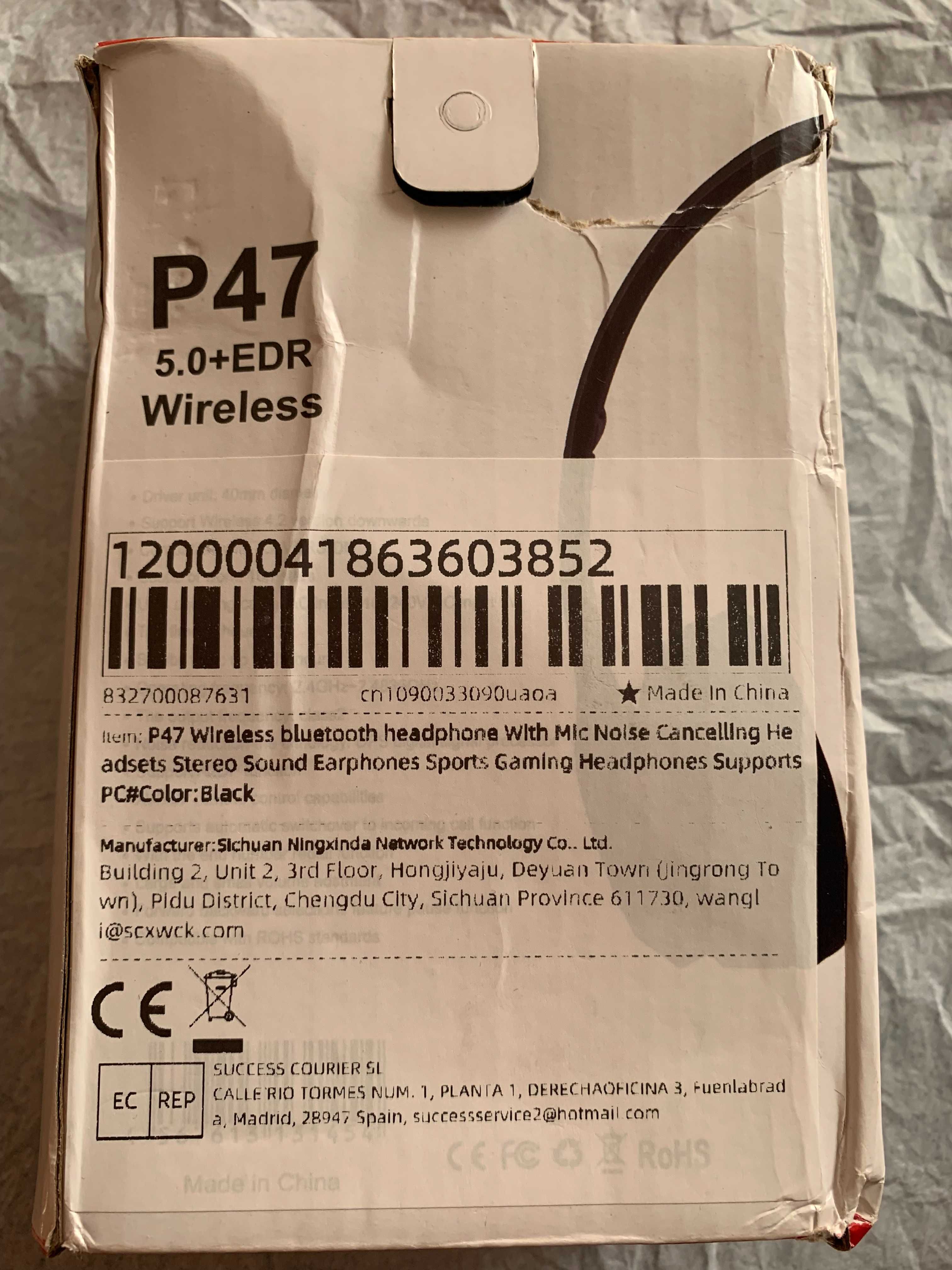 Headphone/Auscultadores wireless
