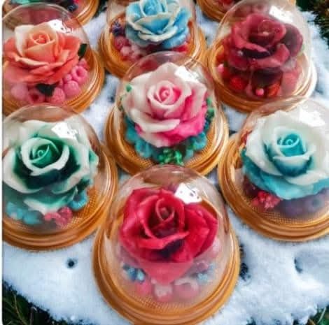 Idealne do Mikołajek mydelko v kopule.