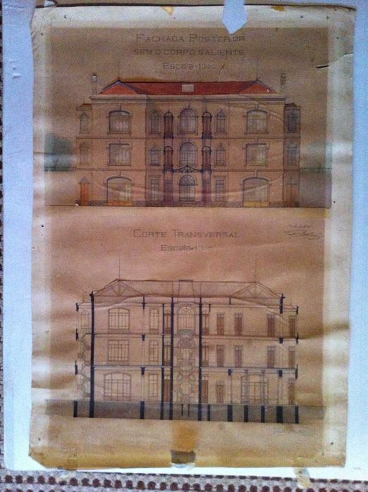 Escola Profissional Machado de Castro - Plantas arquitetura originais