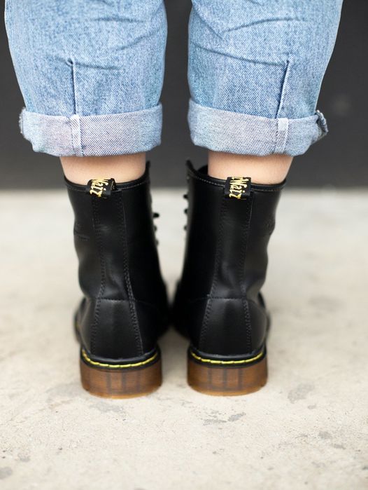 Женские Кожаные Ботинки Dr.Martens Доктор Мартинс