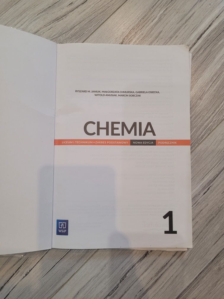 podręcznik do chemii 1 WSiP