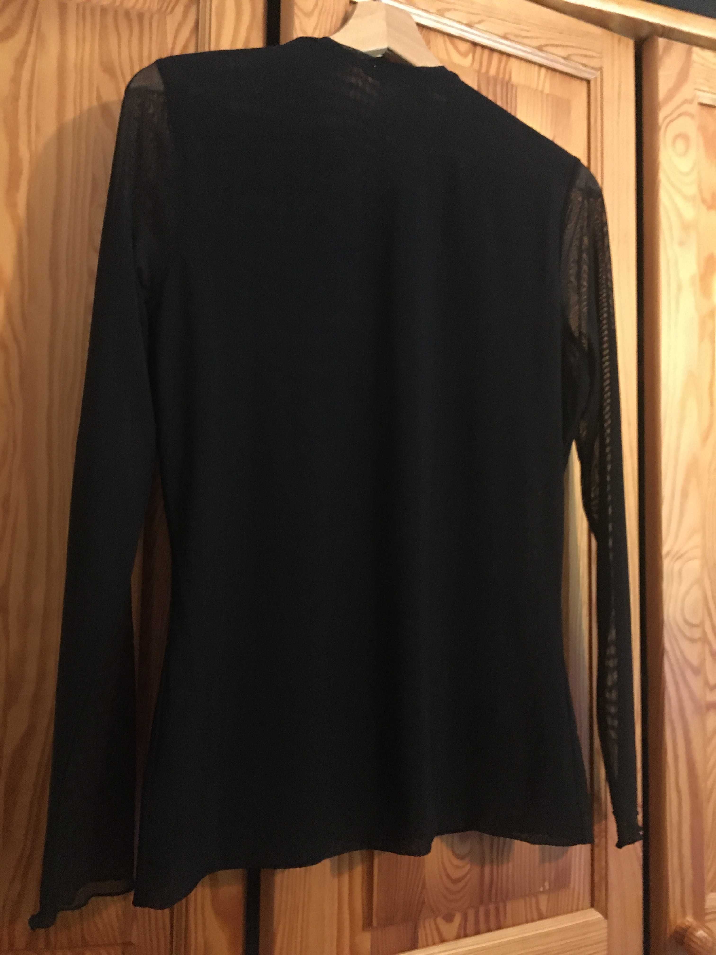 Czarna bluzka Oliver 36/38 r. S / M Czarna koszulka elegancka