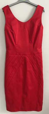 Sukienka ołówkowa czerwona roz. 38