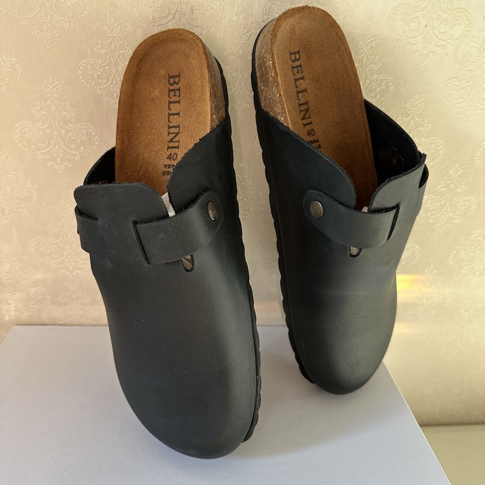 Bellini. Чоловічі шльопанці. Оригінал. Шкіра. Нові. Розмір 40-45