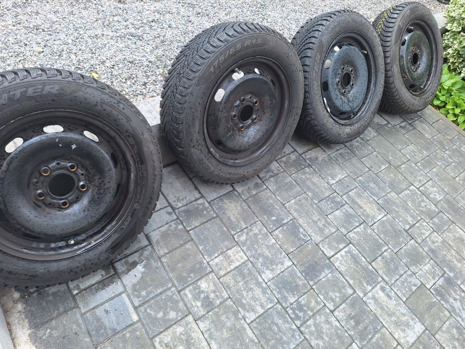 Felgi stalowe mini Cooper rozstaw 5x112 z czujnikami +opony