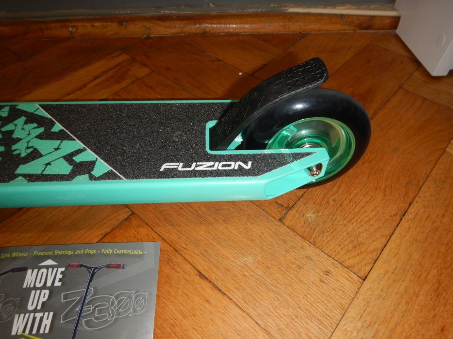 Nowa hulajnoga wyczynowa Fuzion pro x-3 teal 18