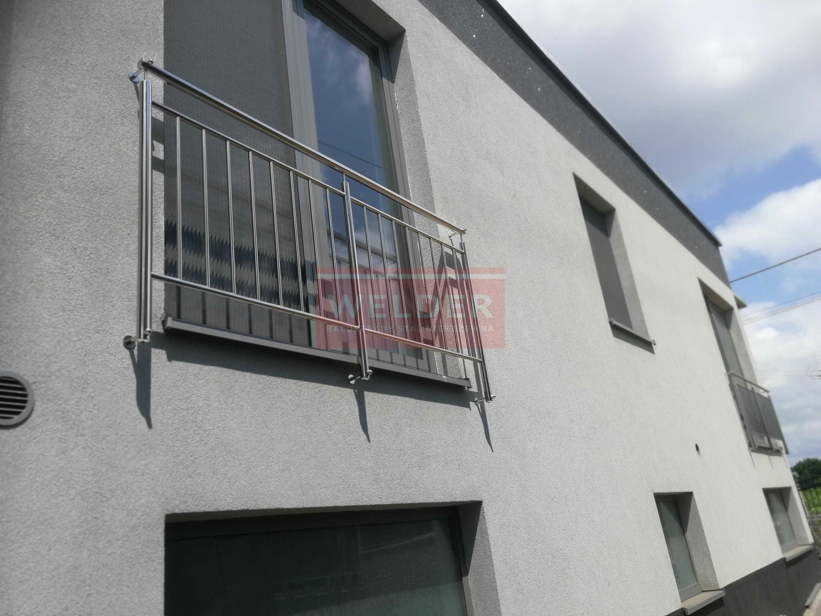Balustrady Harfa nierdzewna szklane antracyt francuskie