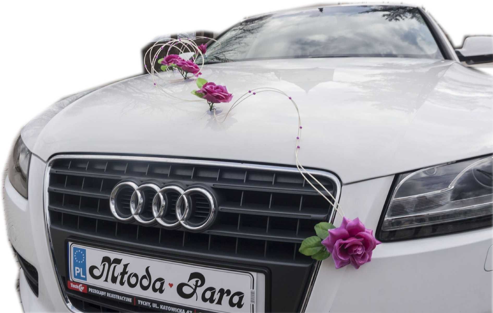 Dekoracja auta na samochód ślub wesele kwiaty różne kolory.Ozdoby 163