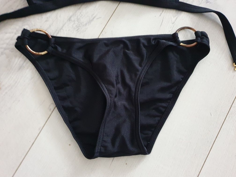 Bikini strój kąpielowy czarny 34 TopShop