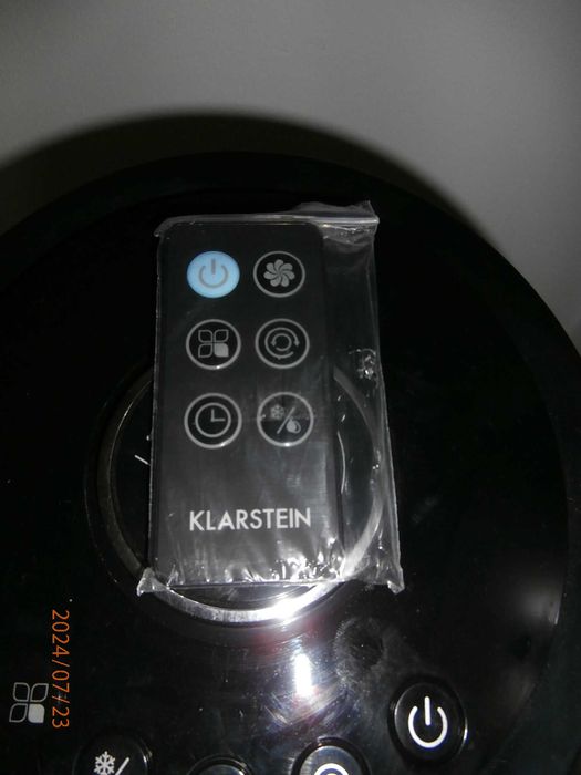 Wiatrak Wentylator kolumnowy Klimator Klarstein WATERFALL Black