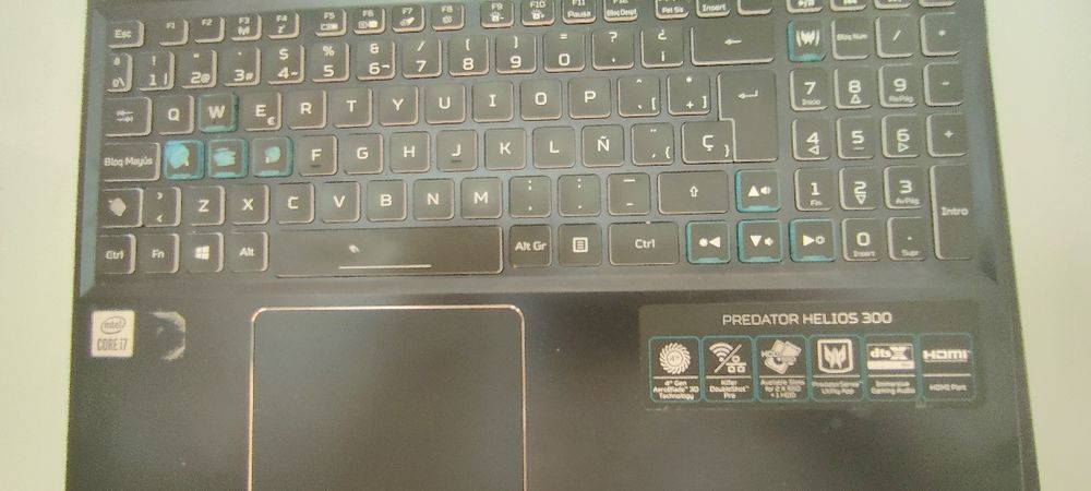 Computador portátil Predator helios 300