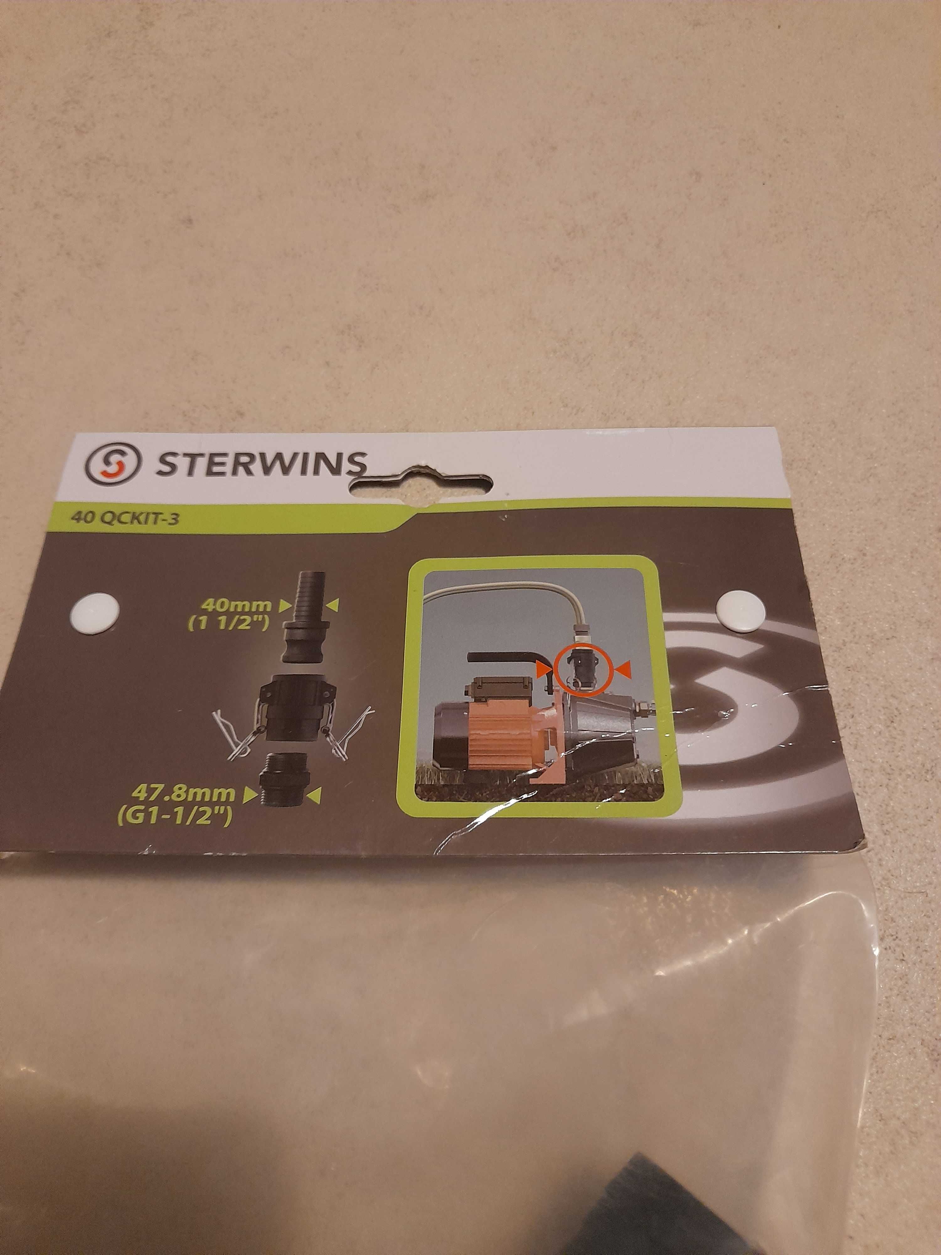 Szybkozłącze do pompy wody GZ1 1/2" 40 mm (1 1/2") STERWINS 40 QCKIT-3