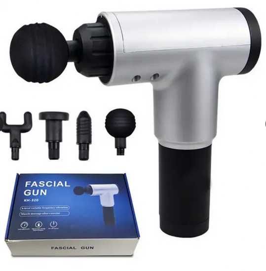 Массажер Fascial Gun, Перкуссионный Ударный для мышц. аккумуляторный