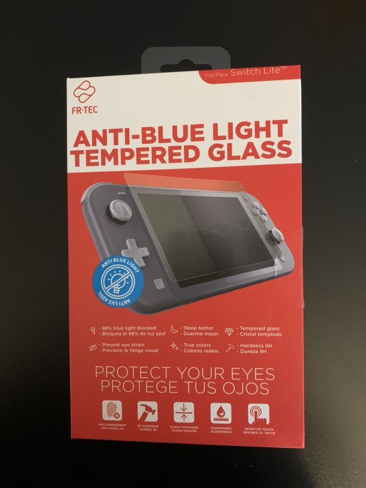 Vidro Anti Luz Azul para Switch Lite