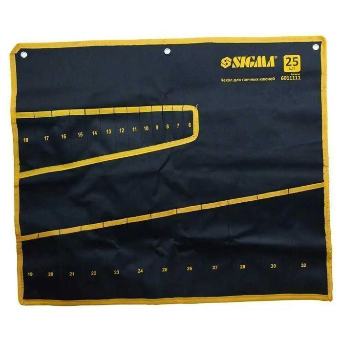 Чохол для гайкових ключів на 12, 14, 15, 20, 25 ключів SIGMA (гаечных)