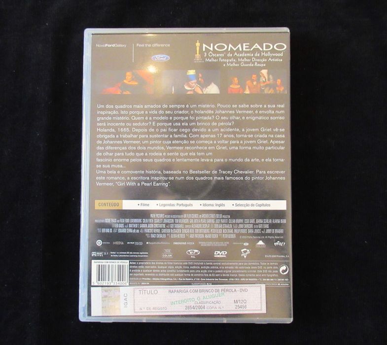 Rapariga Com Brinco de Pérola - DVD (Ref. 20)
