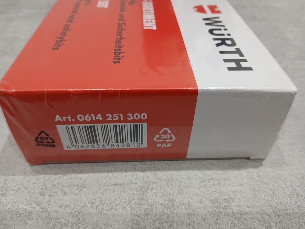 Wurth zestaw bitów 1/4 105 elementów