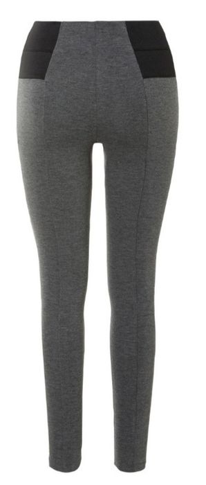 Jegginsy damskie z wysokim stanem z lycrą