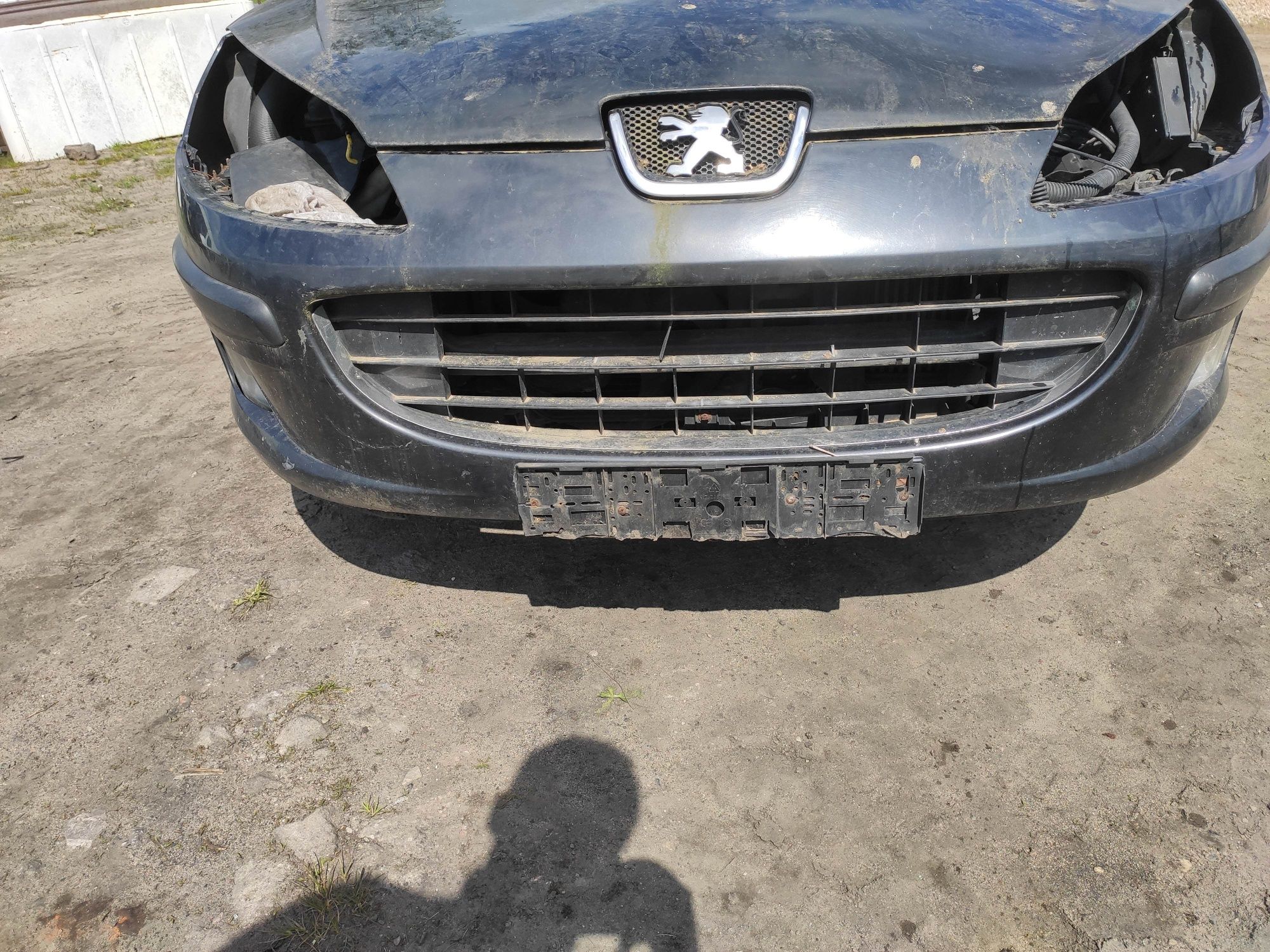 Peugeot 407 zderzak przód przedni EXLD