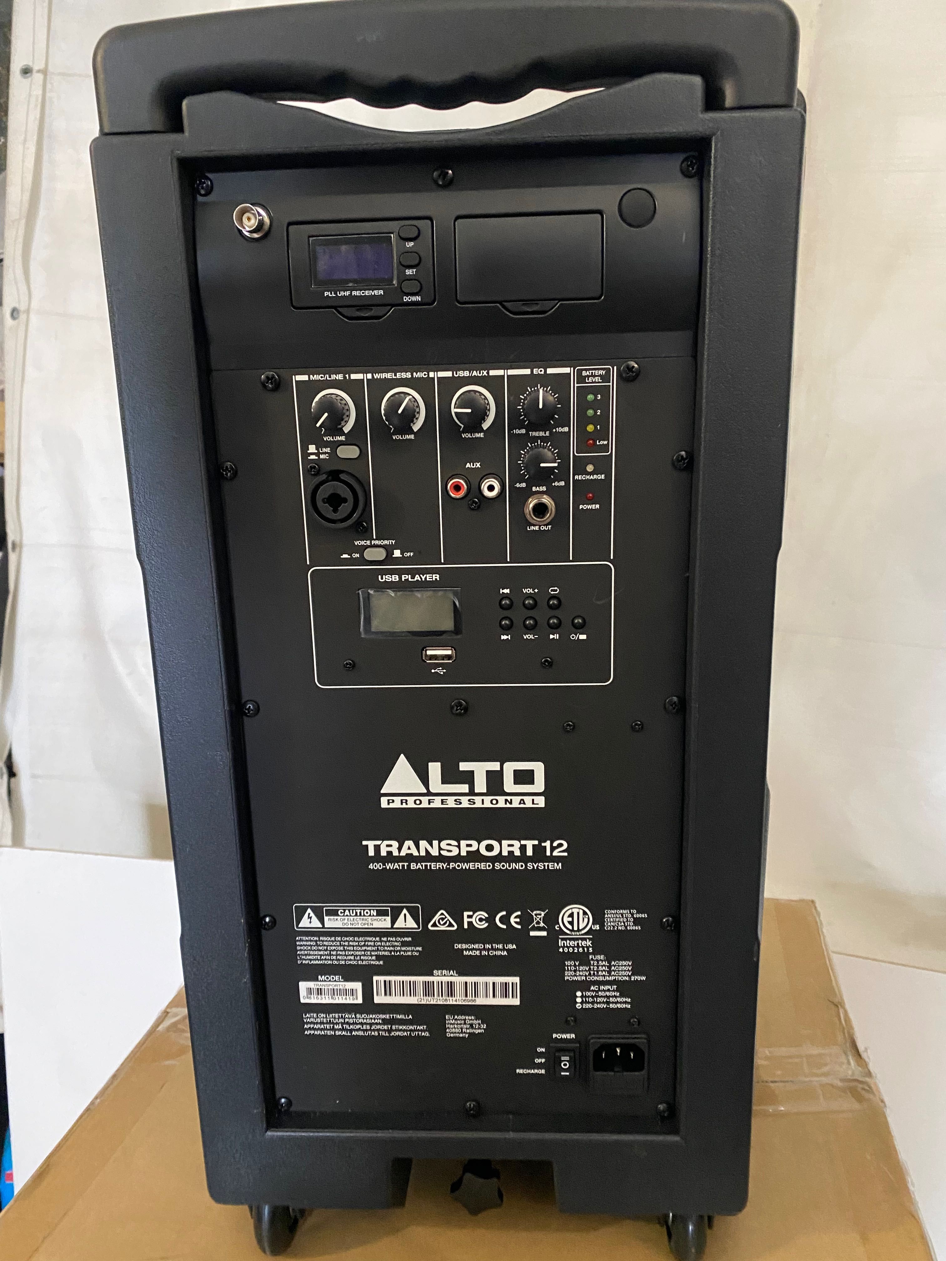 Автономна акустична система Alto Transport 12