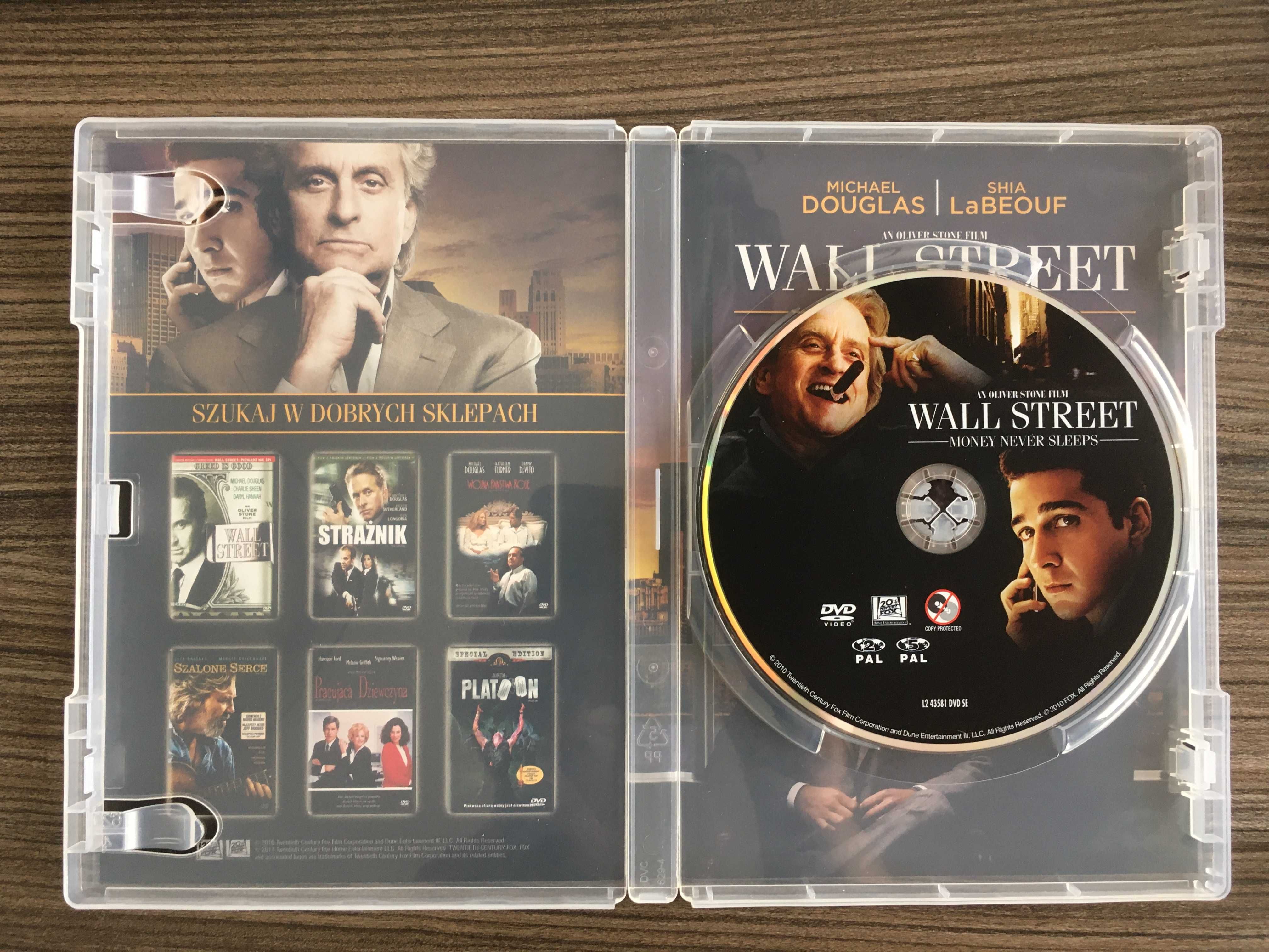 Film DVD "Wall Street. Pieniądz nie śpi" (Michael Douglas)