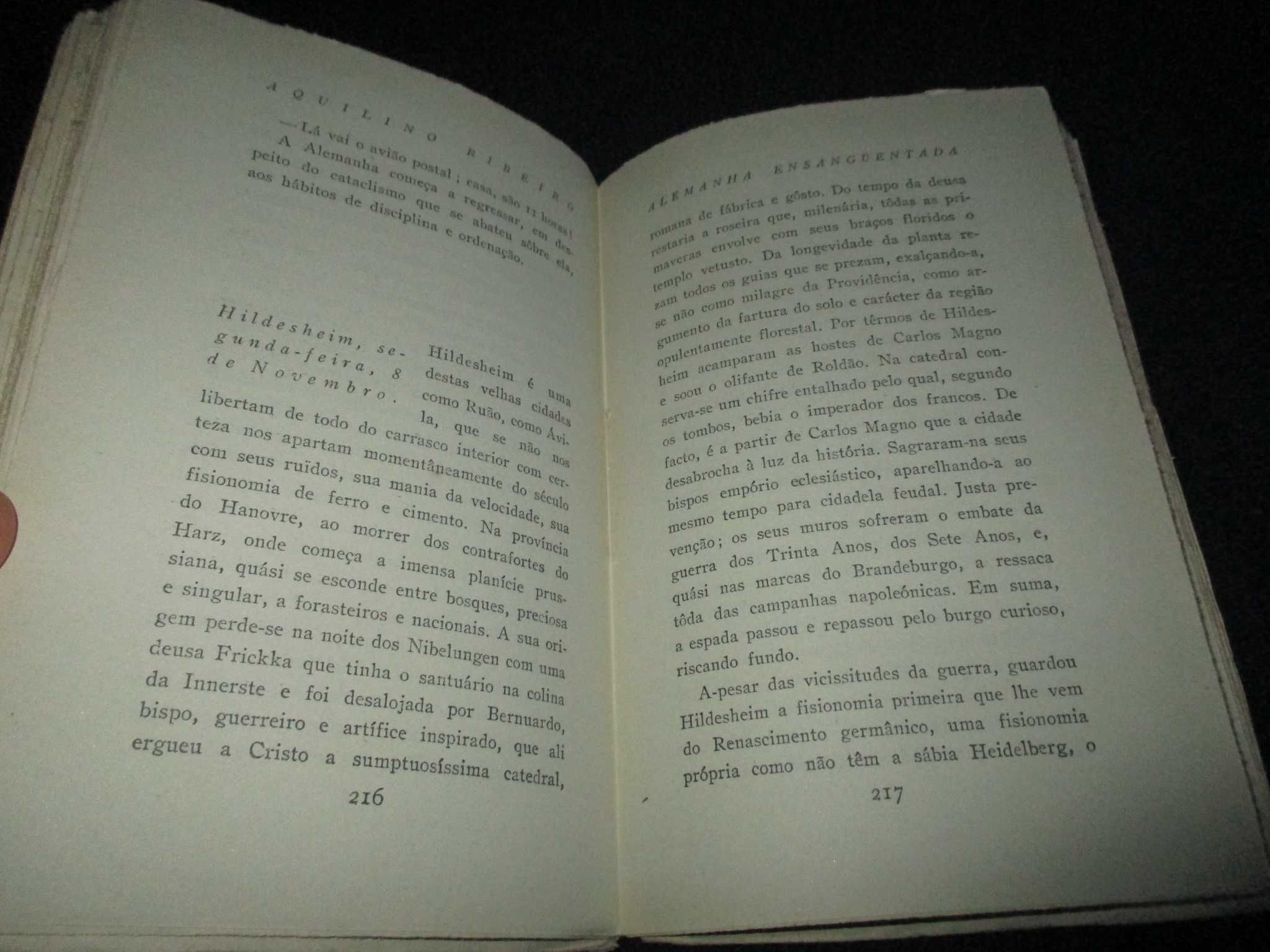 Livro Alemanha Ensanguentada Aquilino Ribeiro 1935