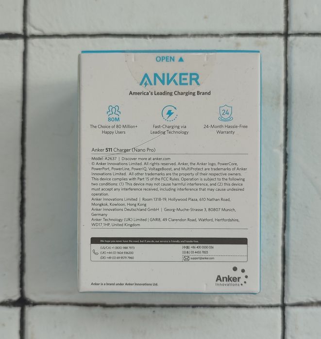 Anker 511 Nano зарядний пристрій